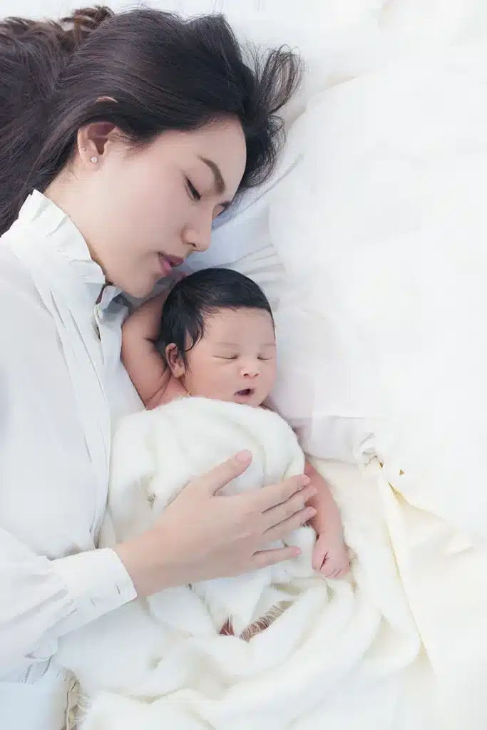 mother with baby